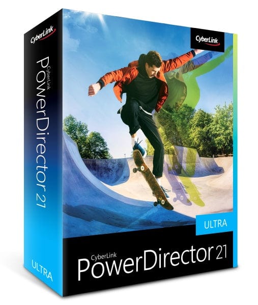 Cyberlink PC CyberLink PowerDirector 21 Ultra | Benutzerfreundliches Videobearbeitungsprogramm für PC | Greenscreen und tausenden Effekten | Fotoshow | Heimstudio | Screen Recorder | Windows 10/11 [Box]
