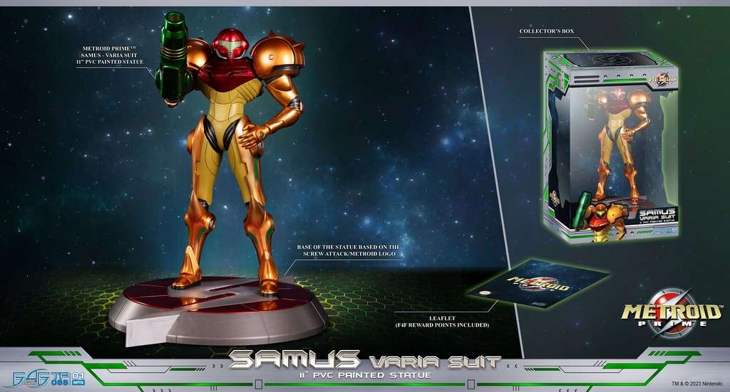 First4Figures Merchandise First4Figures Metroid Prime: Samus Varia Suit Standard Edition PVC Statue 27 cm