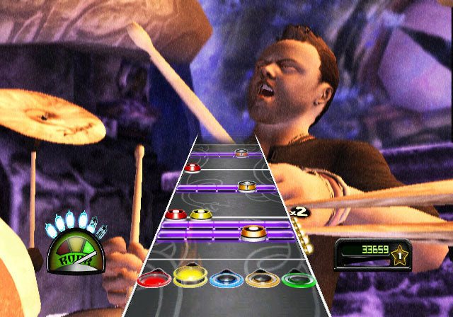 Guitar Hero Metallica [ nicht zum speraten Verkauf bestimmt] (PS2) - Komplett mit OVP