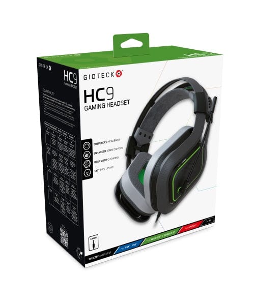 Freemode Hardware/Zubehör Freemode - HC-9 Wired Gaming Headset for Xbox Series X/S, PS5, PS4, Switch, PC (Black/Green)