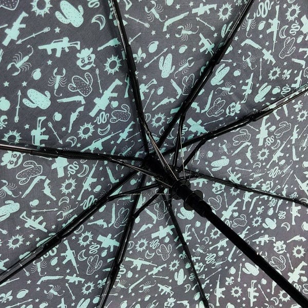 Saints Row Umbrella "Pattern" Black – Bild 3– JETZT KAUFEN BEI GLACIER GAMES .at
