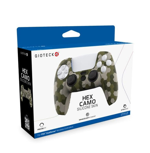 Gioteck Hardware / Zubehör Freemode - Hex Silicone Skin for PS5 (Camo)