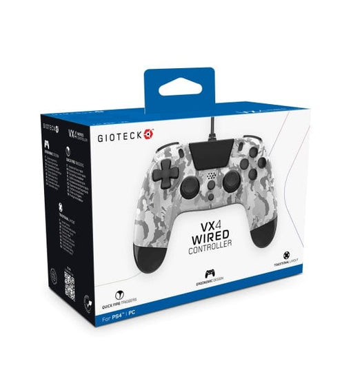 Gioteck Hardware/Zubehör Gioteck - VX-4 Wired Controller for PS4 (Camo)