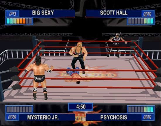 WCW Mayhem [EA Classics] (PS1) - Komplett mit OVP (PlayStation) – Bild 3– JETZT KAUFEN BEI GLACIER GAMES .at