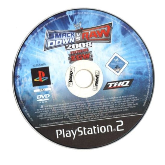 WWE Smackdown vs. Raw 2008 (PS2) - Nur CD– JETZT KAUFEN BEI GLACIER GAMES .at
