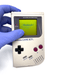 Glacier Games Kopie von Nintendo Game Boy Konsole DMG-01 mit OVP Komplett wie NEU + NEUE Display Platine