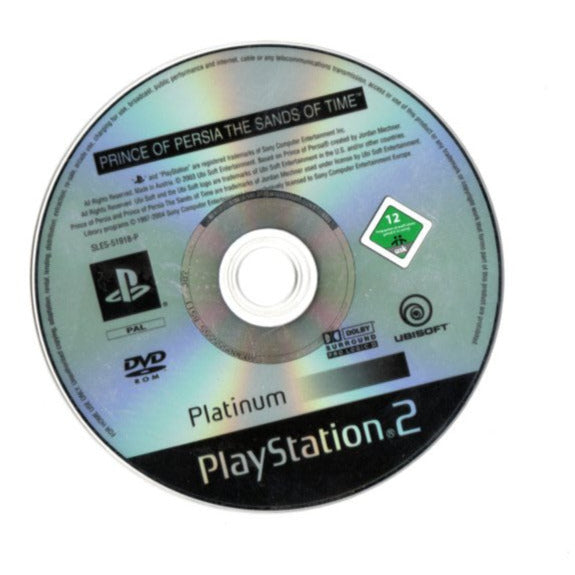 Prince Of Persia The Sands of Time ( Platinum) (PS2) - Nur CD