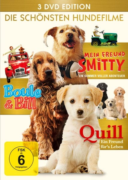 Koch Media Home Entertainment DVD Die schönsten Hundefilme (Quill, Smitty, Boule & Bill) (3 DVDs)