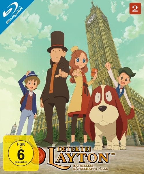 KSM Anime Blu-ray Detektei Layton - Katrielles rätselhafte Fälle: Volume 2 (2 Blu-rays)