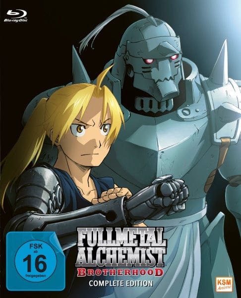 KSM Anime Blu-ray Fullmetal Alchemist: Brotherhood - Die komplette Serie (Alle Folgen + OVA) (9 Blu-rays)