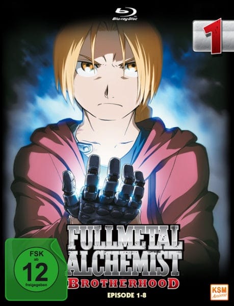 KSM Anime Blu-ray Fullmetal Alchemist: Brotherhood - Volume 1 - Folge 01-08 (Blu-ray)