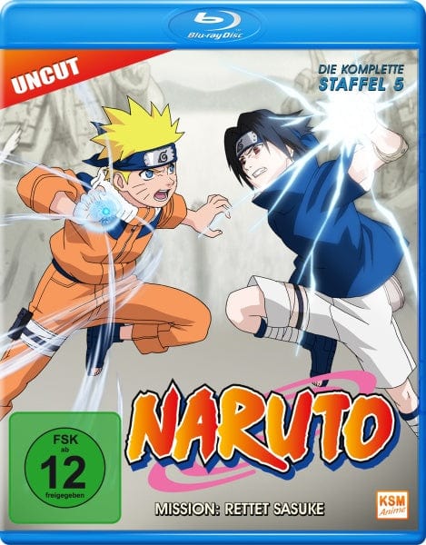 KSM Anime Blu-ray Naruto - Mission: Rettet Sasuke - Staffel 5: Folge 107-135 (Blu-ray)