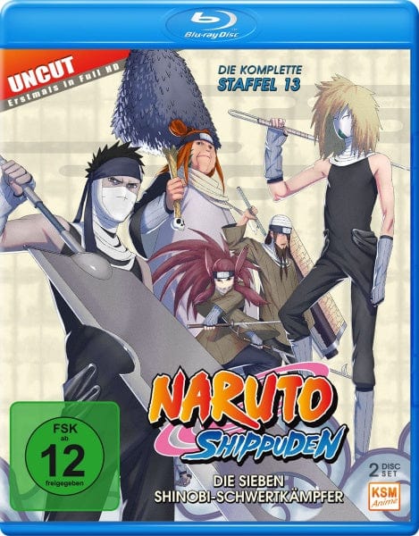 KSM Anime Blu-ray Naruto Shippuden - Die Sieben Shinobi-Schwertkämpfer - Staffel 13: Folge 496-509 (2 Blu-rays)