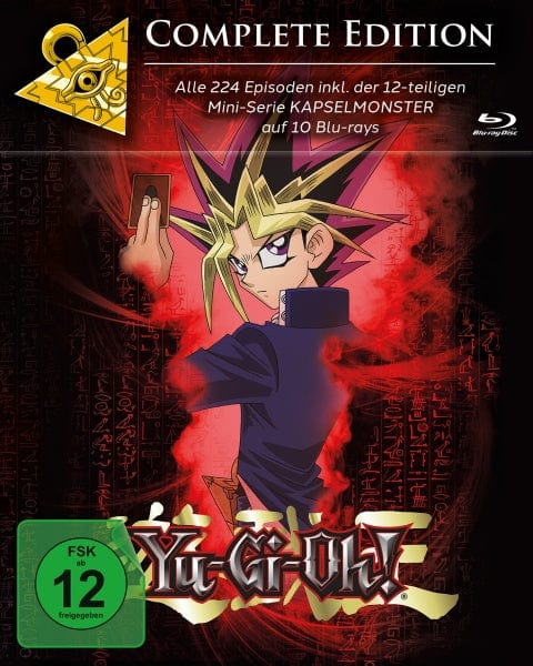 KSM Anime Blu-ray Yu-Gi-Oh! - Complete Edition (Ep 1-224 + Kapselmonster) (SD auf BR) (10 Blu-rays)