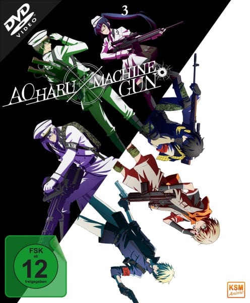 KSM Anime DVD Aoharu X Machinegun - Volume 3: Episode 09-13 (DVD)