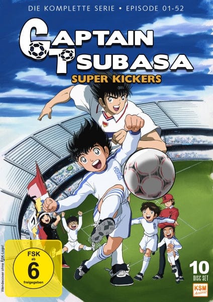 KSM Anime DVD Captain Tsubasa - Super Kickers - Gesamtedition - Episode 01-52 (10 DVDs)