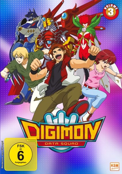 KSM Anime DVD Digimon Data Squad - Volume 3: Episode 33-48 (3 DVDs)