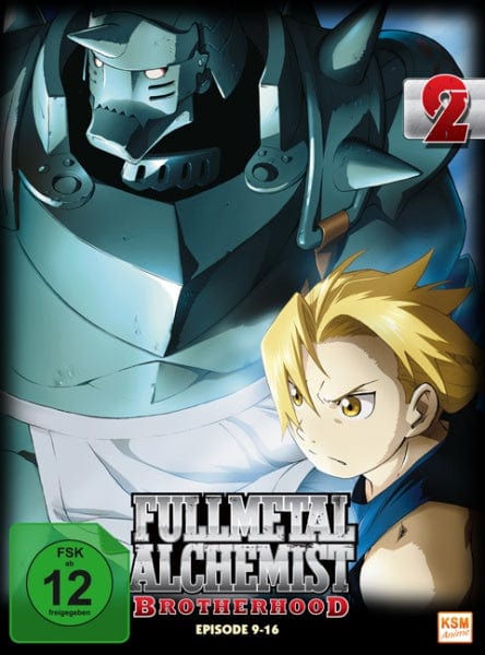 KSM Anime DVD Fullmetal Alchemist: Brotherhood - Volume 2 - Folge 09-16 (2 DVDs)