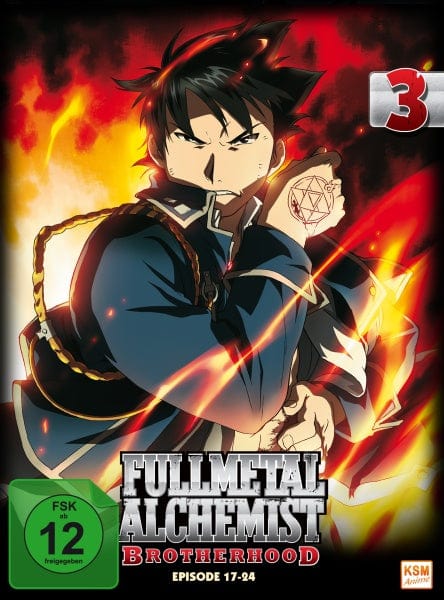 KSM Anime DVD Fullmetal Alchemist: Brotherhood - Volume 3 - Folge 17-24 (2 DVDs)