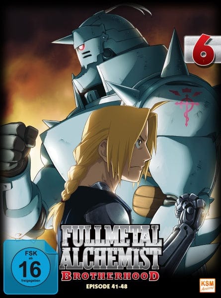 KSM Anime DVD Fullmetal Alchemist: Brotherhood - Volume 6 - Folge 41-48 (2 DVDs)