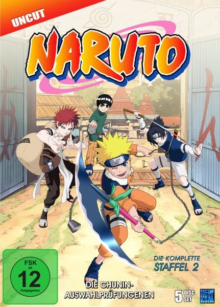 KSM Anime DVD Naruto - Die Chunin-Auswahlprüfungen - Staffel 2: Folge 20-52 (5 DVDs)
