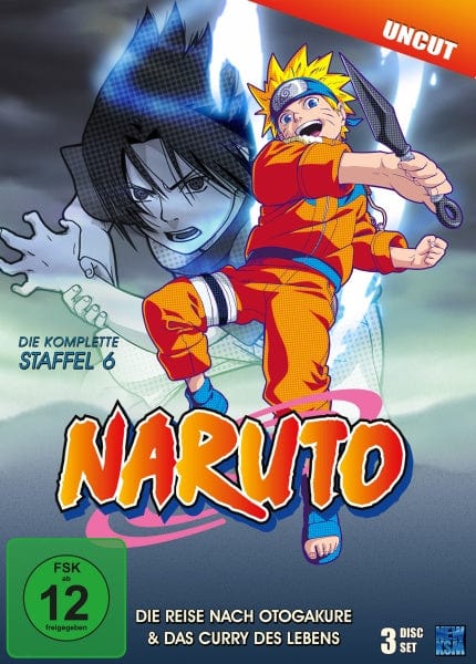 KSM Anime DVD Naruto - Die Reise nach Otogakure & Das Curry des Lebens - Staffel 6: Folge 136-157 (3 DVDs)