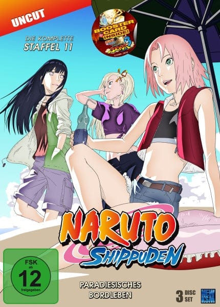 KSM Anime DVD Naruto Shippuden - Paradiesisches Bordleben - Staffel 11: Folge 443-462 (3 DVDs)