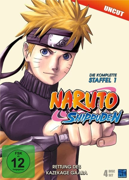 KSM Anime DVD Naruto Shippuden - Rettung des Kazekage Gaara - Staffel 01: Folge 221- 252 (4 DVDs)