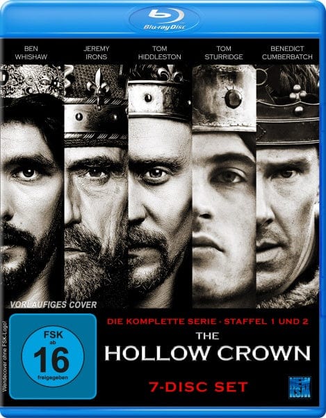 KSM Blu-ray The Hollow Crown - Gesamtedition Staffel 1+2 (7 Blu-rays)