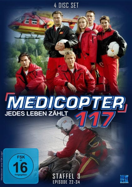 KSM DVD Medicopter 117 - Jedes Leben zählt - Staffel 3 - Episode 22-34 (4 DVDs)