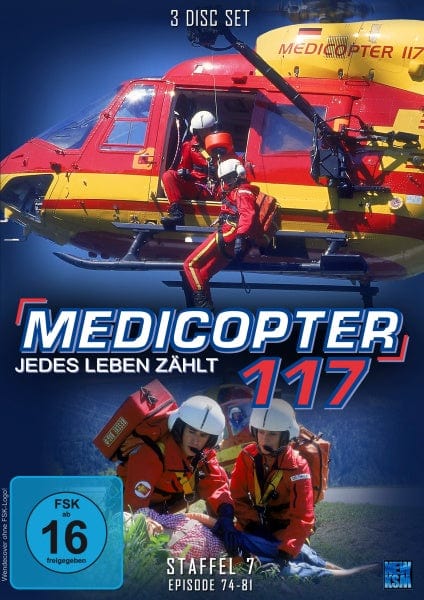 KSM DVD Medicopter 117 - Jedes Leben zählt - Staffel 7 - Episode 74-81 (3 DVDs)