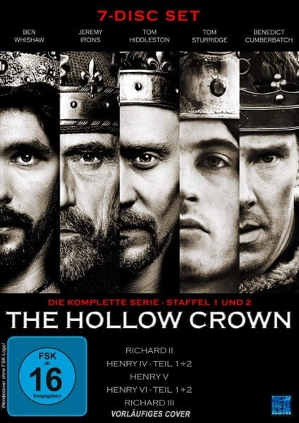 KSM DVD The Hollow Crown - Gesamtedition Staffel 1+2 (7 DVDs)