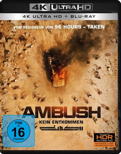 PLAION PICTURES 4K Ultra HD - Film Ambush - Kein Entkommen! (4K-UHD+Blu-ray)