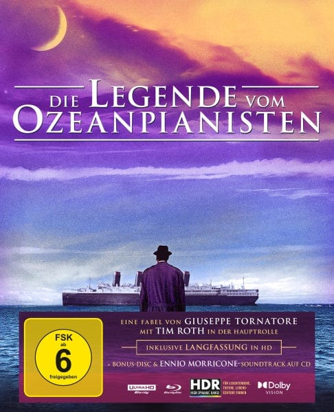PLAION PICTURES 4K Ultra HD - Film Die Legende vom Ozeanpianisten (Special Edition, 4K-UHD+3 Blu-rays+CD)