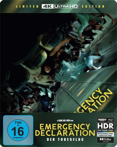 PLAION PICTURES 4K Ultra HD - Film Emergency Declaration - Der Todesflug (Steelbook, 4K-UHD+Blu-ray)