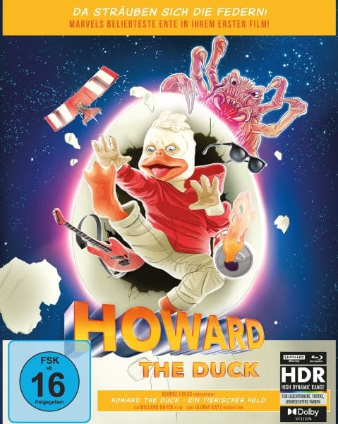 PLAION PICTURES 4K Ultra HD - Film Howard the Duck - Ein tierischer Held (Mediabook, 4K-UHD+Blu-ray)