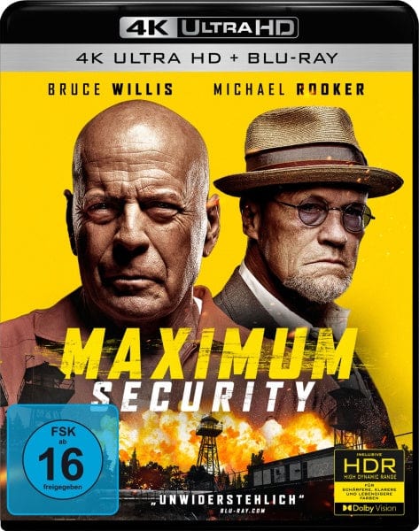 PLAION PICTURES 4K Ultra HD - Film Maximum Security (4K-UHD+Blu-ray)