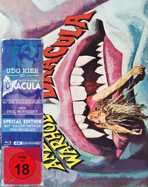 PLAION PICTURES Films Andy Warhols Dracula (Mediabook A, 4K-UHD + 2 Blu-rays)