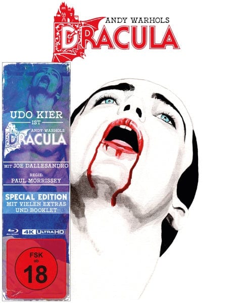 PLAION PICTURES Films Andy Warhols Dracula (Mediabook B, 4K-UHD+2 Blu-rays)