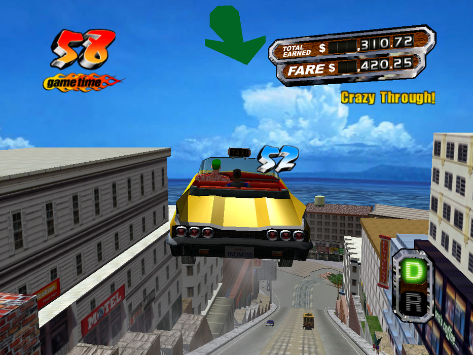 Crazy Taxi 3 (Xbox) - Mit OVP, ohne Anleitung