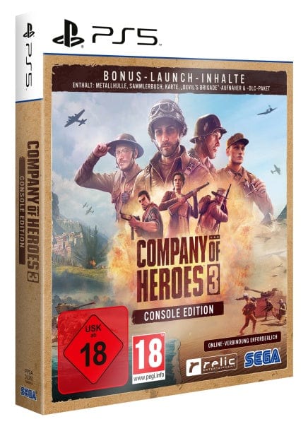 SEGA Playstation 5 Company of Heroes 3 Launch Edition (Metal Case) (PS5)