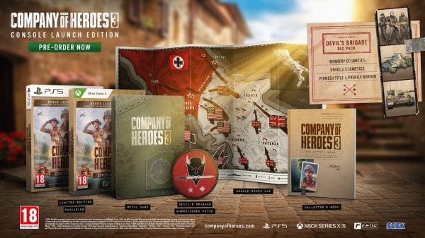 SEGA Playstation 5 Company of Heroes 3 Launch Edition (Metal Case) (PS5)