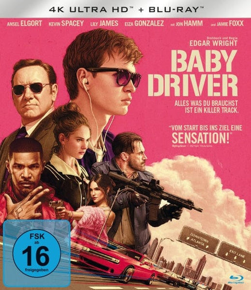 Sony Pictures Entertainment (PLAION PICTURES) 4K Ultra HD - Film Baby Driver (4K-UHD+Blu-ray)