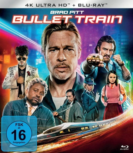 Sony Pictures Entertainment (PLAION PICTURES) 4K Ultra HD - Film Bullet Train (4K-UHD+Blu-ray)