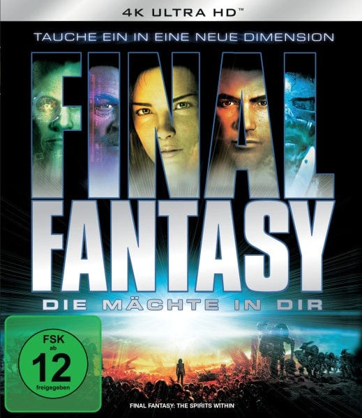 Sony Pictures Entertainment (PLAION PICTURES) 4K Ultra HD - Film Final Fantasy - Die Mächte in Dir (4K-UHD)