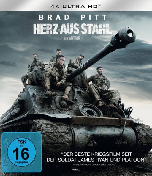 Sony Pictures Entertainment (PLAION PICTURES) 4K Ultra HD - Film Herz aus Stahl (4K-UHD)
