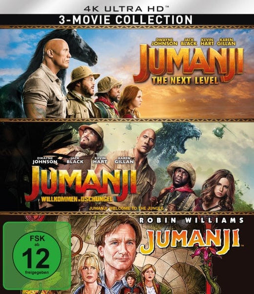 Sony Pictures Entertainment (PLAION PICTURES) 4K Ultra HD - Film Jumanji 1-3 (3 4K-UHDs)