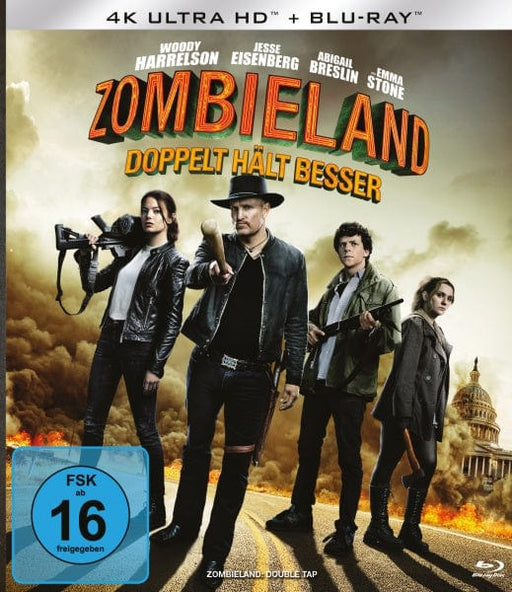 Sony Pictures Entertainment (PLAION PICTURES) 4K Ultra HD - Film Zombieland - Doppelt hält besser (4K-UHD+Blu-ray)