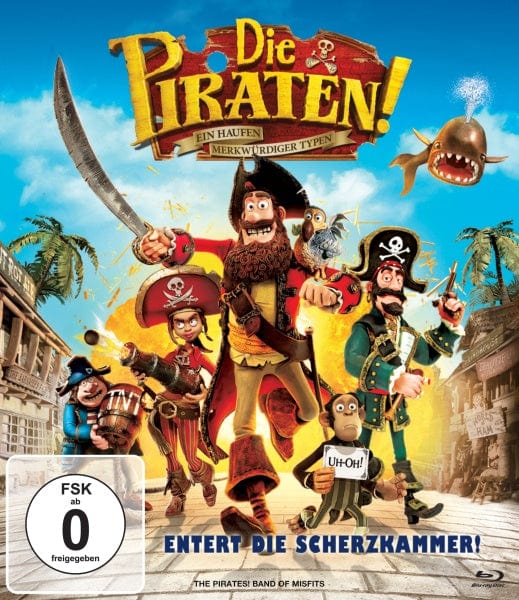 Sony Pictures Entertainment (PLAION PICTURES) Blu-ray Die Piraten! - Ein Haufen merkwürdiger Typen (Blu-ray)