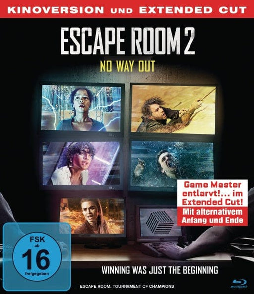 Sony Pictures Entertainment (PLAION PICTURES) Blu-ray Escape Room 2: No Way Out (Extended Cut) (Blu-ray)